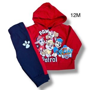 NWT Red Paw Patrol Hoodie and Pants Set Size 12 months